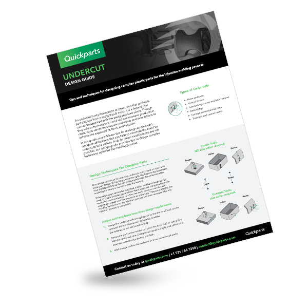 Undercuts Design Guide Quickparts